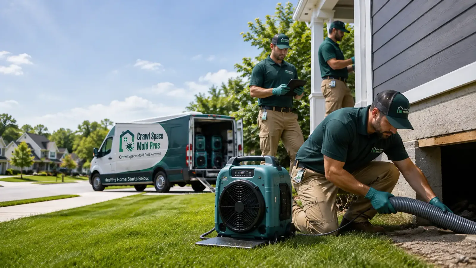 Crawl Space Mold Removal in Washington, TX